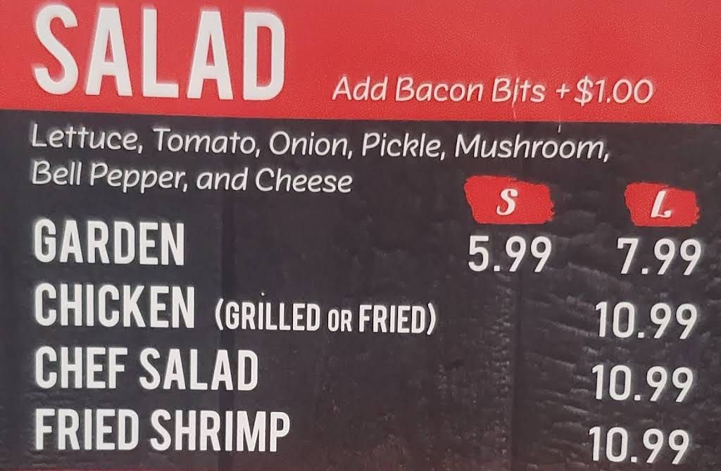 Wing it Menu 4
