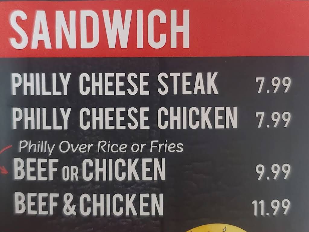 Wing it Menu 6